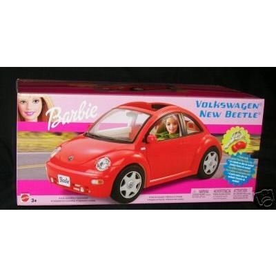 バービー　ワーゲン　ニュービートル Barbie バービー バービー人形 Volkswagen New Beetle Red