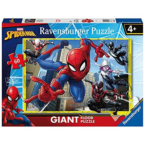 ジグソーパズル 海外製 アメリカ 03095 Ravensburger Marvel Spiderman Toys - 60 Piece Giant Floor J