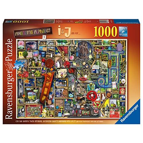 ジグソーパズル 海外製 アメリカ 16976 Ravensburger Colin Thompson Awesome Alphabet I \u0026 J 1000 Pie