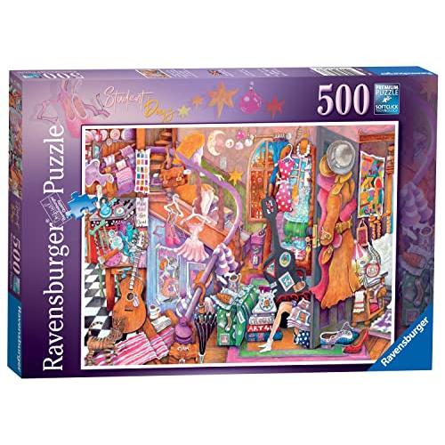 ジグソーパズル 海外製 アメリカ 17483 Ravensburger Student Days 500 Piece Jigsaw Puzzle for Adult