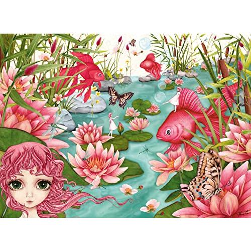 ジグソーパズル 海外製 アメリカ 16944 Ravensburger Minu's Pond Daydreams 500 Piece Jigsaw Puzzle