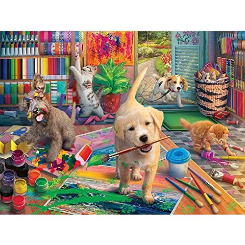 ジグソーパズル 海外製 アメリカ 16801 Ravensburger Cute Crafters - Large Format Jigsaw Puzzle for