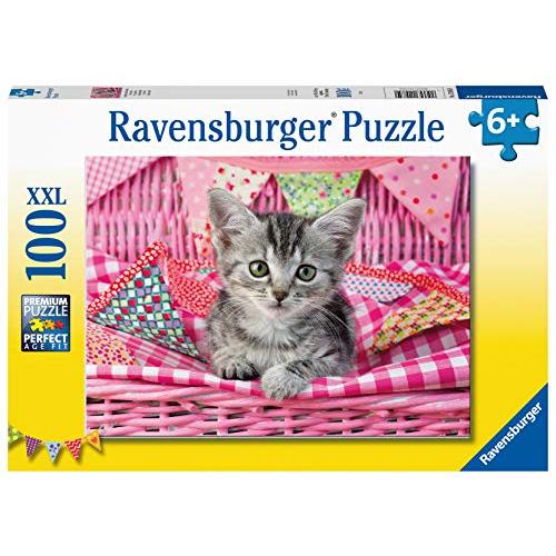 ジグソーパズル 海外製 アメリカ 12985 Ravensburger Cute Kitty 100 Piece Jigsaw Puzzles for Kids A