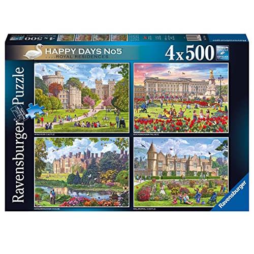ジグソーパズル 海外製 アメリカ 17140 Ravensburger Happy Days Collection No.5 Royal Residences 4X