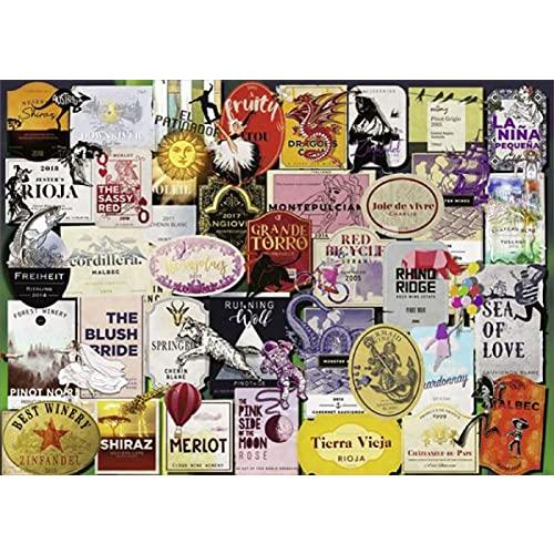 ジグソーパズル 海外製 アメリカ 82078 Ravensburger 82078 Wine Labels 1000 Piece Puzzle for Adults