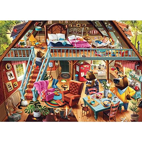 ジグソーパズル 海外製 アメリカ 17311 Ravensburger Goldilocks Gets Caught! 1000 Piece Jigsaw Puzz