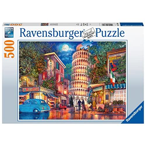 ジグソーパズル 海外製 アメリカ 17380 Ravensburger Evening in Pisa 500 Piece Jigsaw Puzzle for Ad