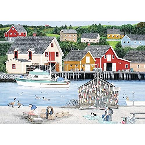 ジグソーパズル 海外製 アメリカ 19548 Ravensburger Fisherman's Cove Canadian Collection - 1000 Pi
