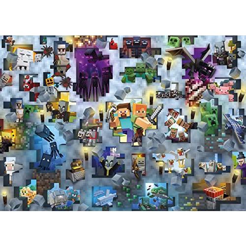 ジグソーパズル 海外製 アメリカ 17188 Ravensburger Minecraft 1000-Piece Jigsaw Puzzle for Adults