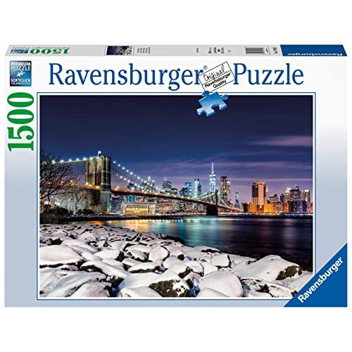 ジグソーパズル 海外製 アメリカ 17108 Ravensburger Puzzle Winter in New York - 1500 Pieces Puzzle