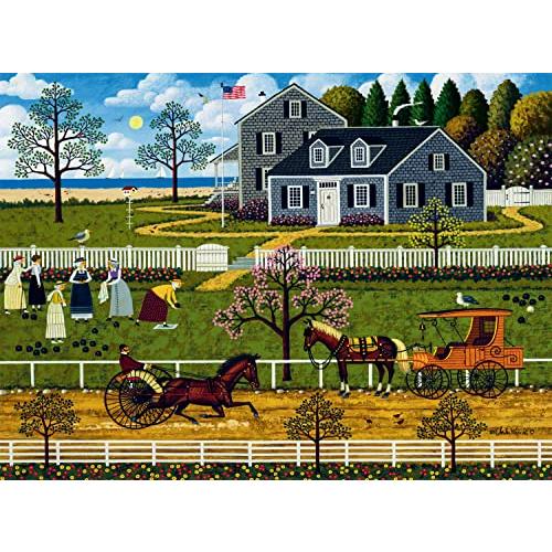 ジグソーパズル 海外製 アメリカ 13306 Buffalo Games - Charles Wysocki - The Boccie Ladies of Mart