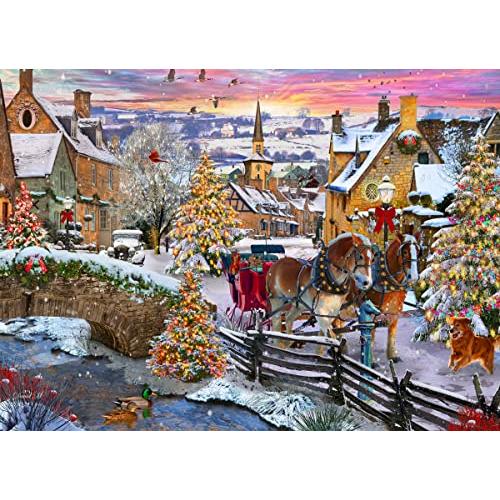 ジグソーパズル 海外製 アメリカ VC1249 Vermont Christmas Company Vintage Christmas Jigsaw Puzzle