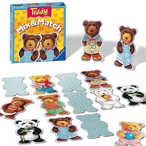 当てもの 外国で製 亜米利加 21589 Ravensburger Teddy Mix \u0026 Match - Interactive Children's Gam パズル-ジグソーパズル