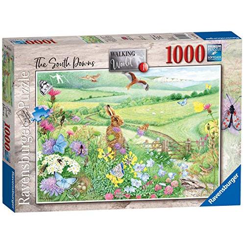 ジグソーパズル 海外製 アメリカ 15176 Ravensburger Walking World No.1 South Downs 1000 Piece Jigs