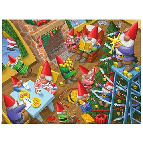 ジグソーパズル 海外製 アメリカ 2288-4 Ceaco - Holiday - Christmas Time Gnomes - 300 Piece Jigsaw