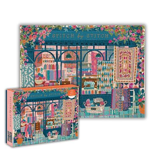 ジグソーパズル 海外製 アメリカ Stitch By Stitch Puzzle Galison Stitch by Stitch ? 1000 Piece P