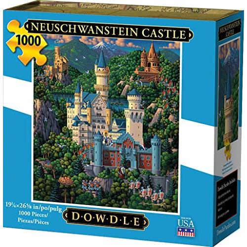 ジグソーパズル 海外製 アメリカ 10485 Dowdle Jigsaw Puzzle - Neuschwanstein Castle - 1000 Piece