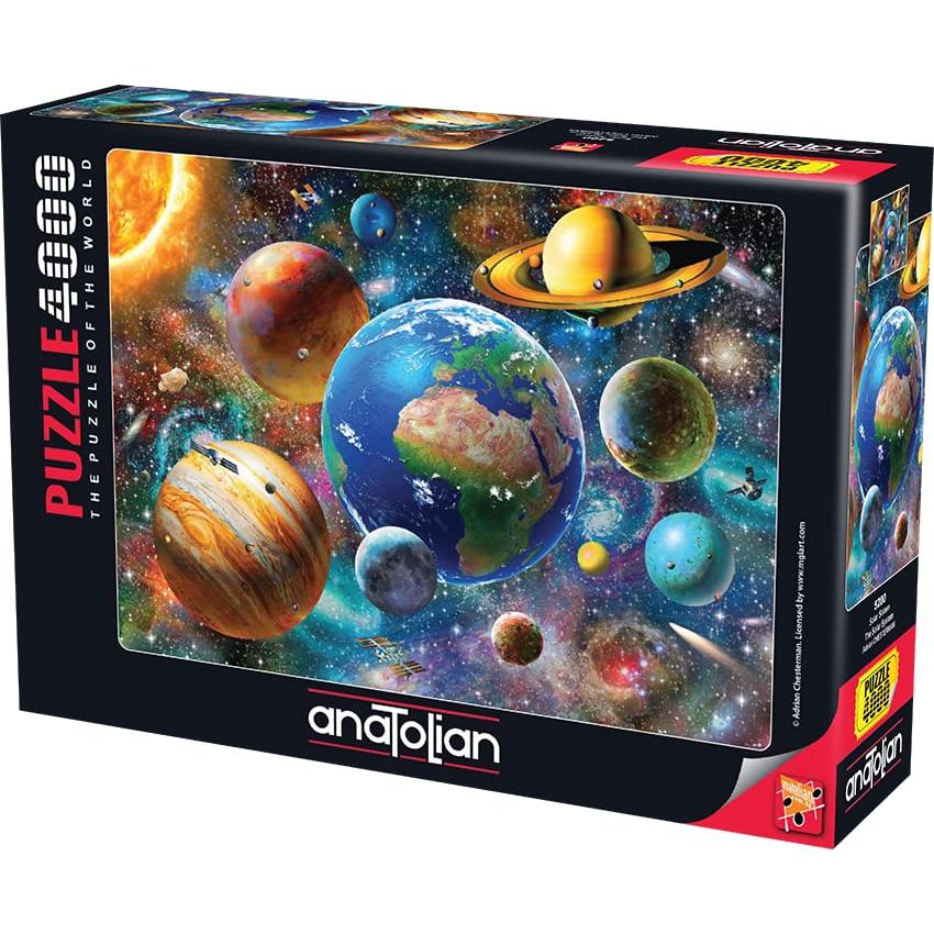ジグソーパズル 海外製 アメリカ 5200 Anatolian Puzzle - The Solar System， 4000 Piece Jigsaw Puzzl