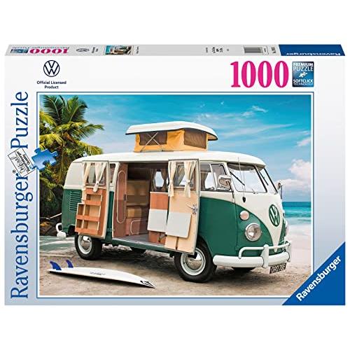 当てもの 外国で製 亜米利加 17087 Ravensburger Classic Volkswagen VW T1 Camper Van 1000 Piece ジグソーパズル-ゲーム、おもちゃ-パズル