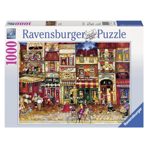 ジグソーパズル 海外製 アメリカ 19408 Ravensburger Streets of France 1000 Piece Jigsaw Puzzle for