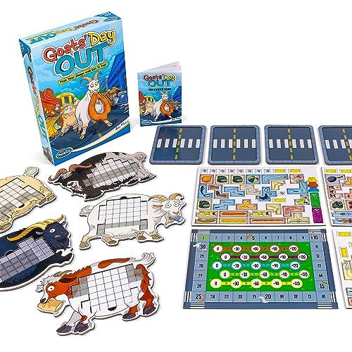 ジグソーパズル 海外製 アメリカ 76546 ThinkFun Goats' Day Out: A Hilarious Addictive Chaotic Goat
