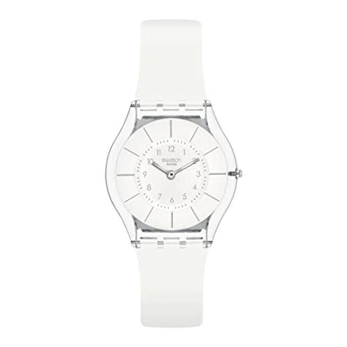 腕時計 スウォッチ メンズ SS08K102-S14 Swatch Skin Classic BIOSOURCED White CLASSINESS Quartz Watch｜maniacs-shop