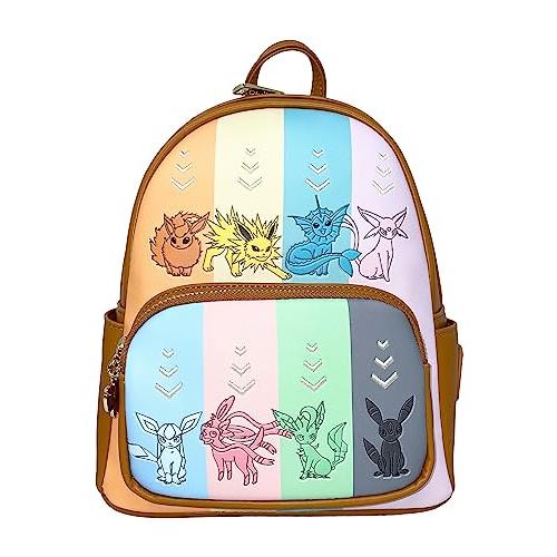 ラウンジフライ アメリカ 日本未発売 Loungefly Pokemon Eeveelutions Womens Double Strap Shoulder
