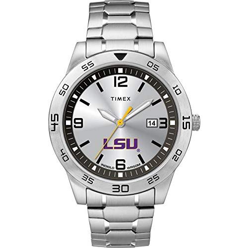 腕時計 タイメックス メンズ TWZULSUMLYZ Timex Tribute Men's Collegiate Citation 42mm Watch ? LSU