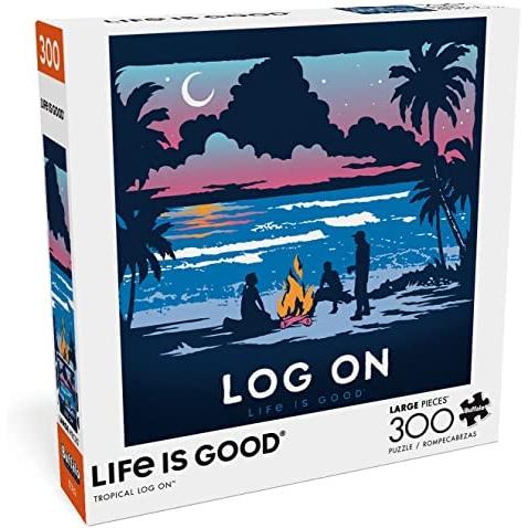 ジグソーパズル 海外製 アメリカ 22709 Buffalo Games - Life is Good - Tropical Log On - 300 Piece