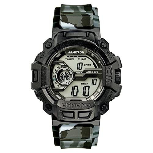 腕時計 アーミトロン メンズ 40/8353CBKTB Armitron Sport Men's Digital Chronograph Resin Strap Watch