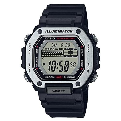 腕時計 カシオ メンズ MWD-110H-1AJF Casio Collection Standard Digital Resin Series Wristwatch (5/10/20｜maniacs-shop