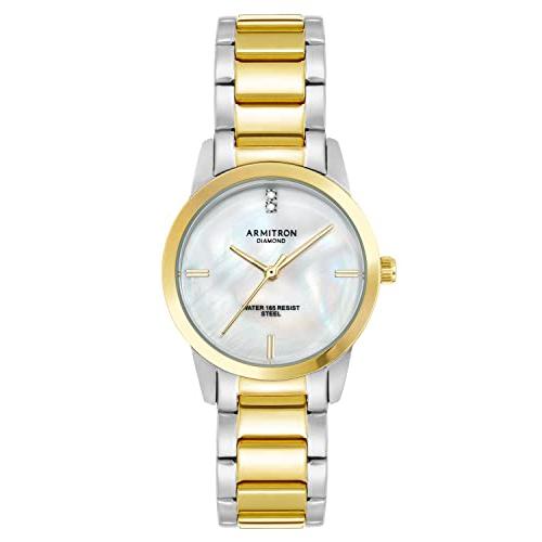 腕時計 アーミトロン レディース 75/5825MPTT Armitron Women's Genuine Diamond Dial Bracelet Watch,