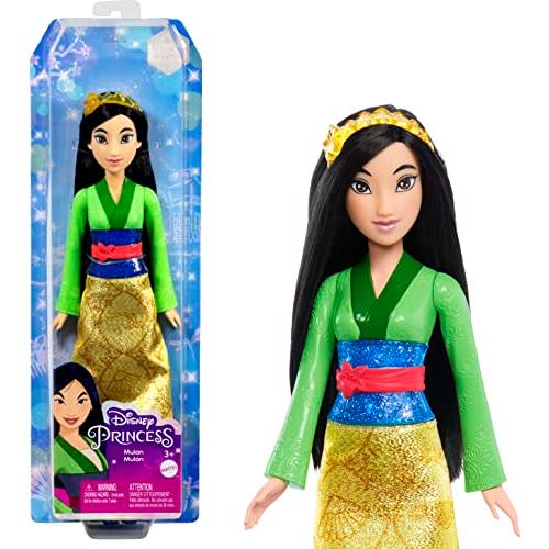 バービー バービー人形 HLW14 Mattel Disney Princess Mulan Doll in Sparkling Fashion with Removable Sk