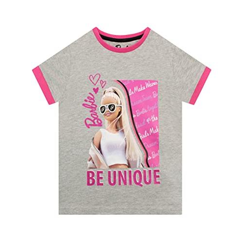 バービー バービー人形 Barbie Shirts for Girls | Official Merch | Inspirational Girl Tshirt Grey 3T