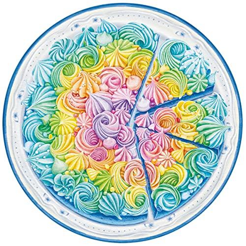ジグソーパズル 海外製 アメリカ 17349 Ravensburger Circle of Colors: Rainbow Cake 500 Piece Round
