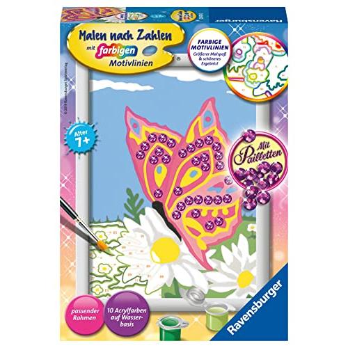 ジグソーパズル 海外製 アメリカ 28474 Ravensburger CreArt 28474 Butterfly Painting by Numbers for