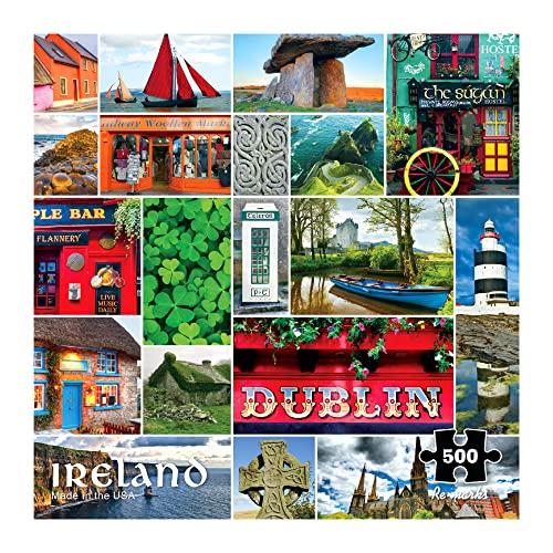 ジグソーパズル 海外製 アメリカ 19041 Re-marks Ireland, Country Puzzle, 500-Piece Jigsaw Puzzle f