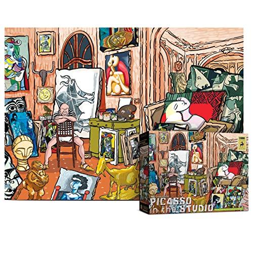 ジグソーパズル 海外製 アメリカ Antelope - 1000 Piece Puzzle for Adults, Pablo Picasso Studio Jig