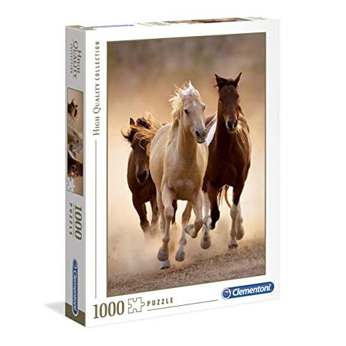 ジグソーパズル 海外製 アメリカ 39168 Clementoni Running Horses Puzzle (1000-Piece)