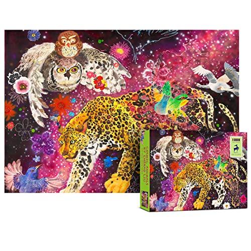 ジグソーパズル 海外製 アメリカ Antelope - 1000 Piece Jigsaw Puzzle for Adults， Cosmic Animals Ji