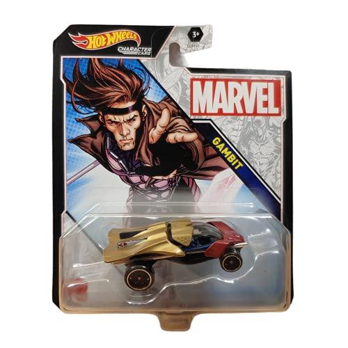 ホットウィール マテル ミニカー HBB37 HW Character Cars Marvel Gambit Vehicle 2021， (HBB37)