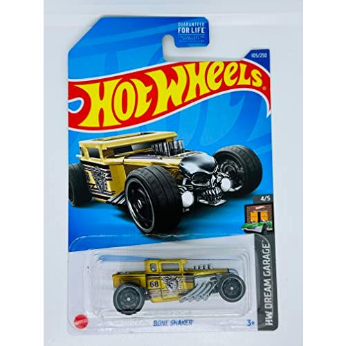 ホットウィール マテル ミニカー HCX12-M9C0Q Hot Wheels 2022 - Bone Shaker - Gold - HW Dream Garag