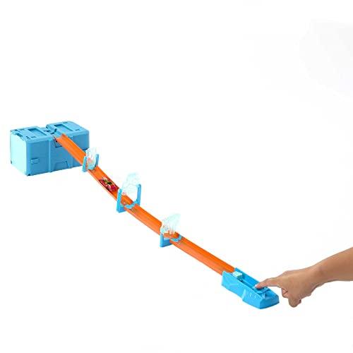 ホットウィール マテル ミニカー HKX40 Hot Wheels Track Builder Playset Ice Crash Pack, 10 Compone
