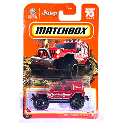 ホットウィール マテル ミニカー Matchbox - Jeeps Wrangler SUPERLIFT