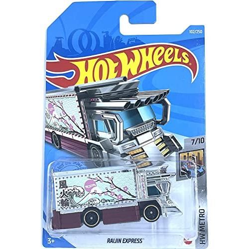 ホットウィール マテル ミニカー GTB63-M7C5 Hot Wheels - Raijin Express - HW Metro 7/10 [Chrome/re
