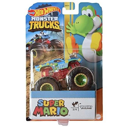 ホットウィール マテル ミニカー Monster Trucks Hot Wheels Monster Trucks Super Mario Series Yoshi