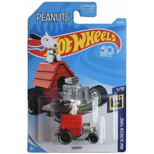 ホットウィール マテル ミニカー 887961540673 Hot Wheels Snoopy， 1:64 Scale Die-Cast Car， Unisex，