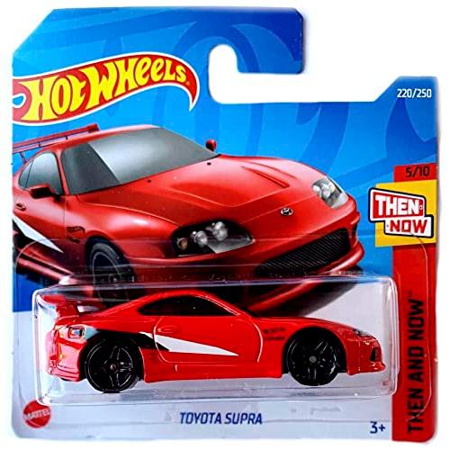 ホットウィール マテル ミニカー HCV16-M7C5 Hot Wheels 2022 - Toyota Supra - Red - Then and Now -
