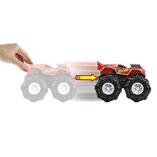 ホットウィール マテル ミニカー GVK46 Hot Wheels 1:43 Twisted Tredz Monster Truck - Rodger Dodger