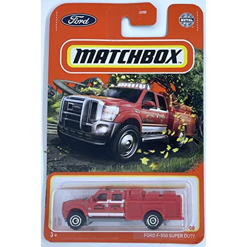 ホットウィール マテル ミニカー Matchbox - Ford F-550 Super Duty [red] - Rescue # 29/100